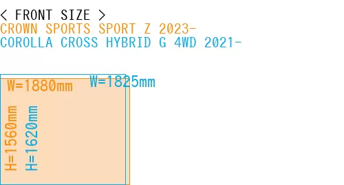 #CROWN SPORTS SPORT Z 2023- + COROLLA CROSS HYBRID G 4WD 2021-